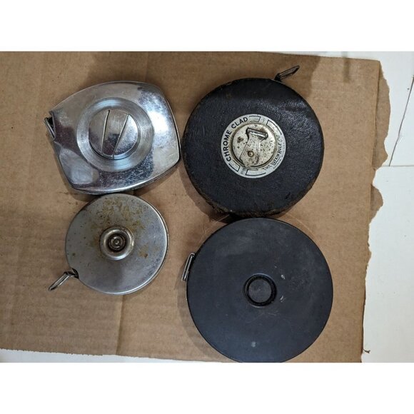 Vintage Tape measure lot of 4 Stanley Keson Trustworthy  Lufkin tools - Picture 9 of 9